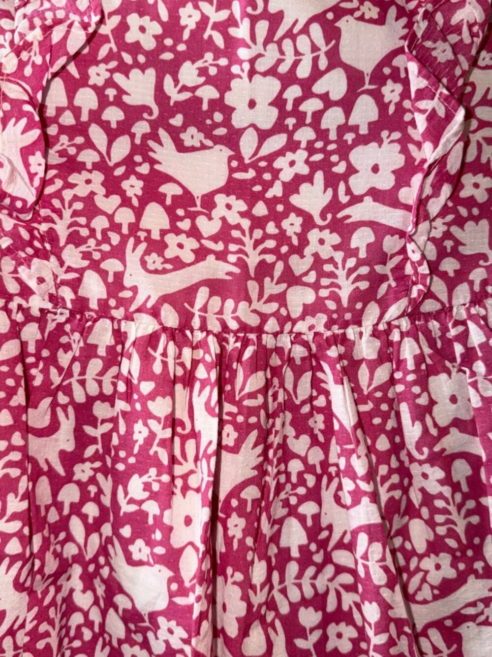 Mini Boden Girls' Floral Dress 5-6Y - Picture 5 of 5